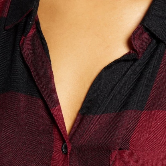 NEW Thread & Supply Button-Down Plaid Flannel - Picture 8 of 9